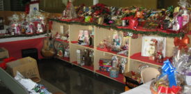 The Raffle Stall at the Xmas Fair