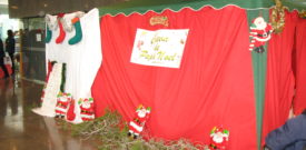 Santas Grotto at the Freesia Fair